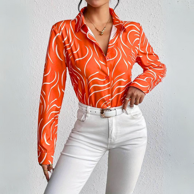 Linn - Oranje EK Voetbal blouse