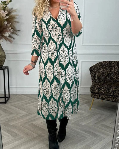 Vieve elegante jurk met chique zijsplitten