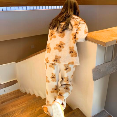 Rona - Zacht pyjamapak met berenprint