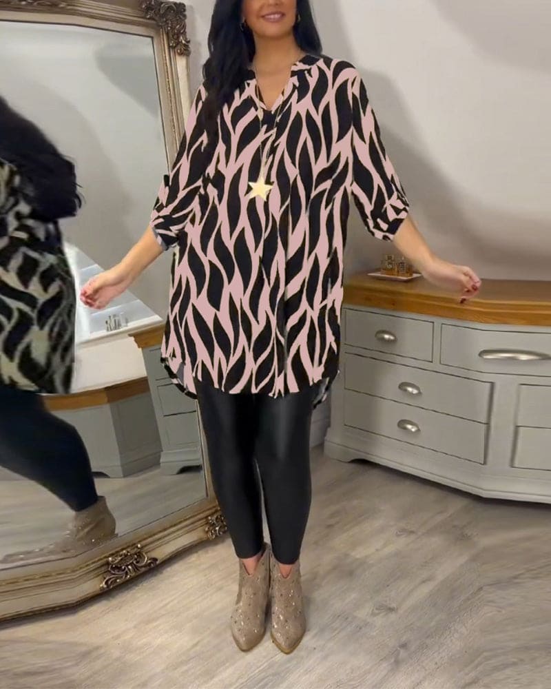 Bethanee - Ontspannen Veelzijdige Blouse voor Vrouwen