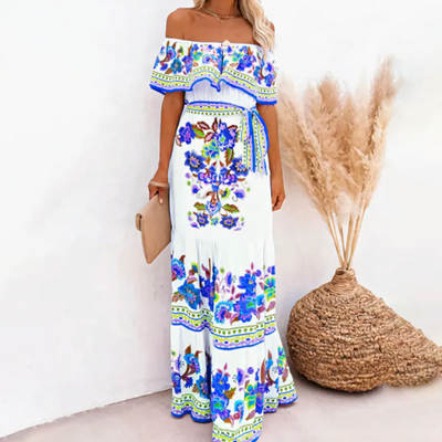 Lulu - Elegante Losvallende bloemenjurk