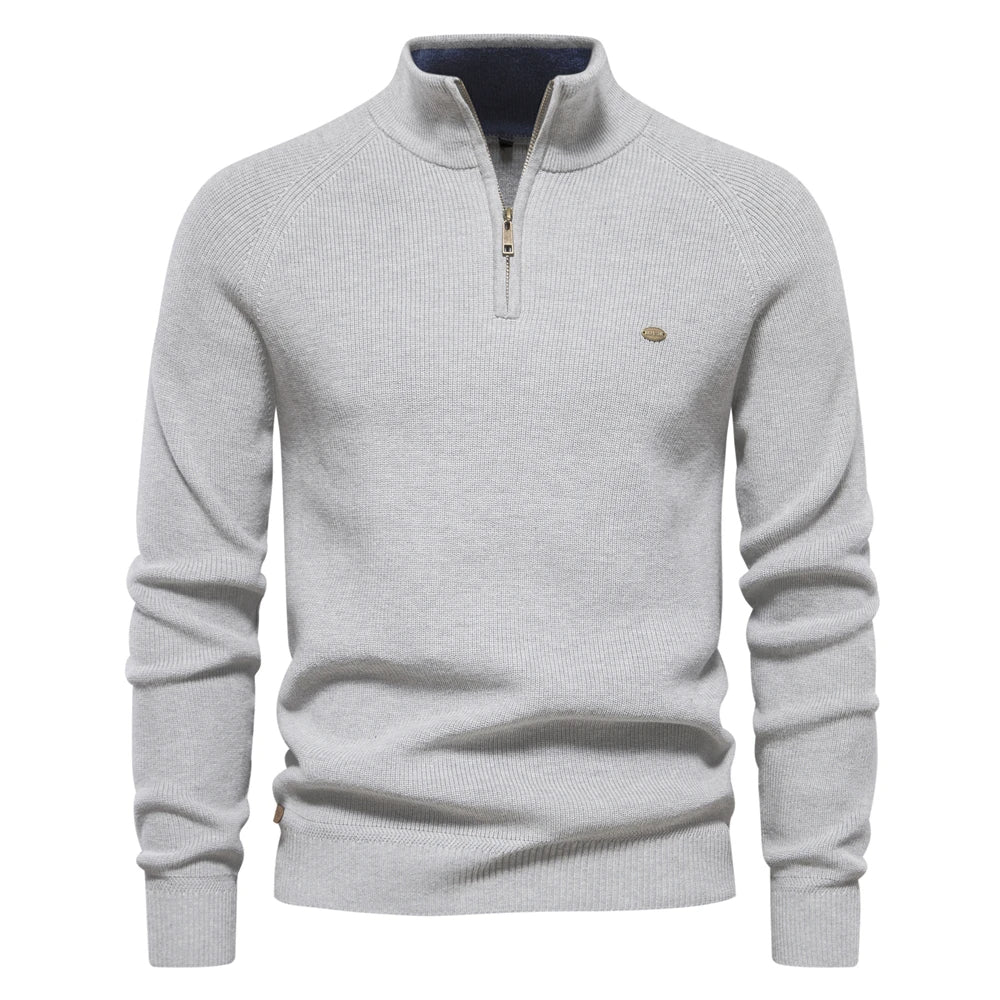 STEVEN | GEBREIDE ZIP-UP TRUI