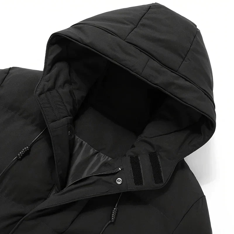 Lange Winterjas voor Moderne Mannen