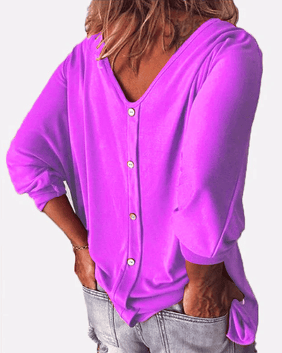 Julia | Blouse met sluiting aan de achterkant