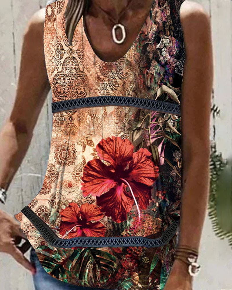 Chloe - Dames Bloemenprint Blouse