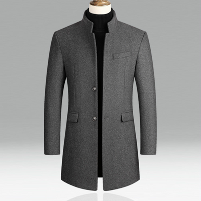 Jedidiah - Knoop Trenchcoat Slim Fit voor heren