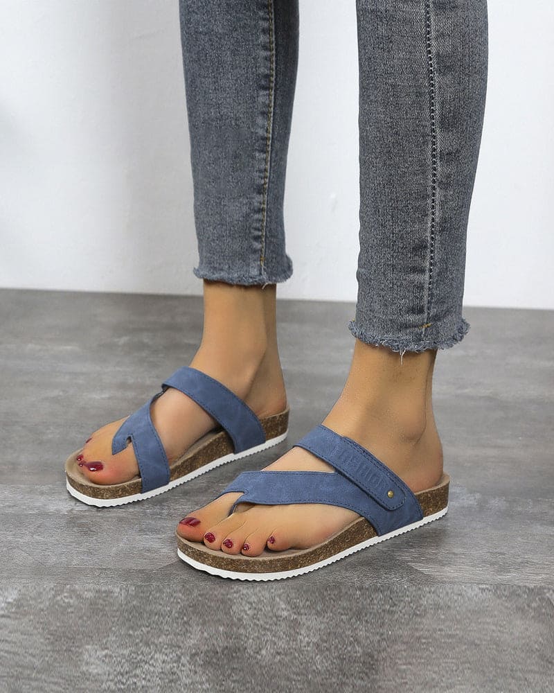 Yara | Comfortabele leren slippers