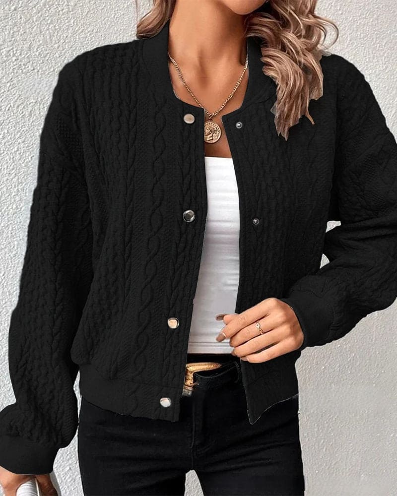 Rosalie | Effen vest met knoopsluiting