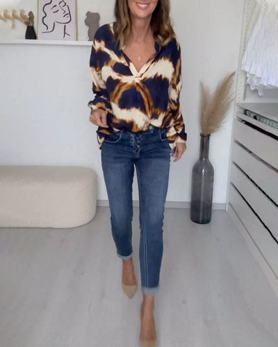 Lola - V-hals ontspannen top