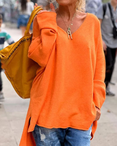 Jara - Blouse met een V-hals