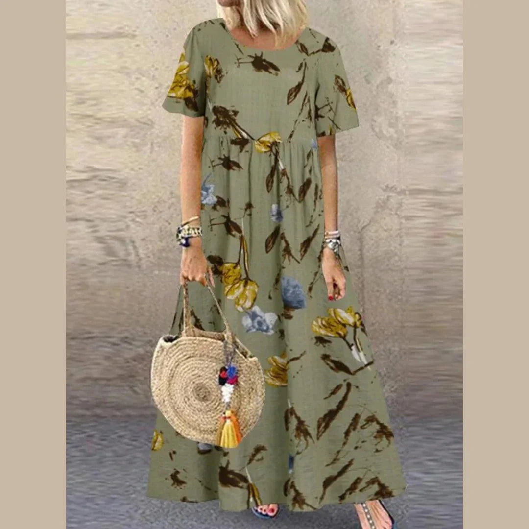 Lyra - Bohemian Bloemen Maxi Jurk