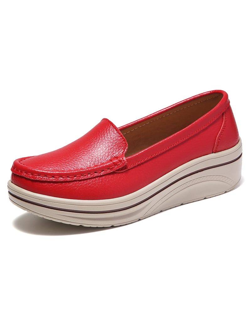 Lieke | Schoenen Met Een Britse Stijl Op Een Platform