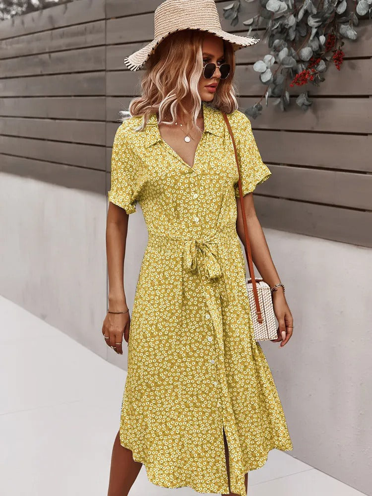 Thelma | Jurk met bloemenprint