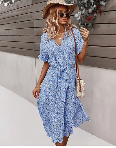 Thelma | Jurk met bloemenprint