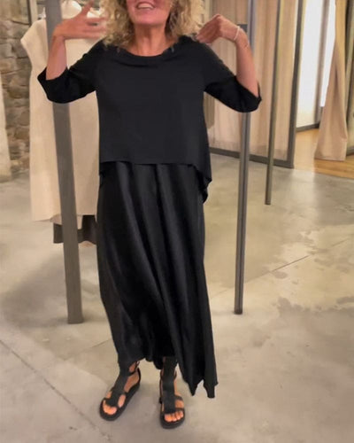 Marit | Tweedelige set sweatshirt en jarretel