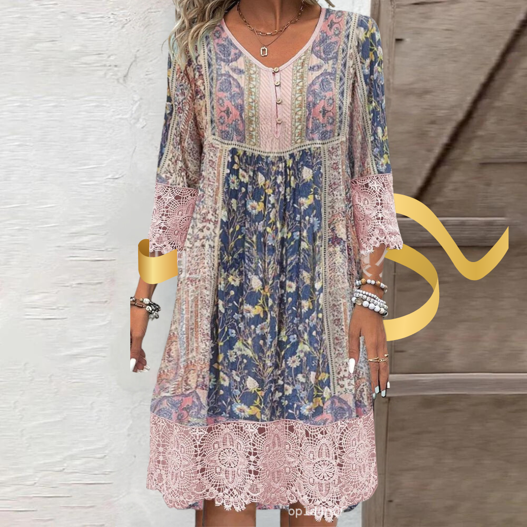 Leticia | Vintage kanten jurk