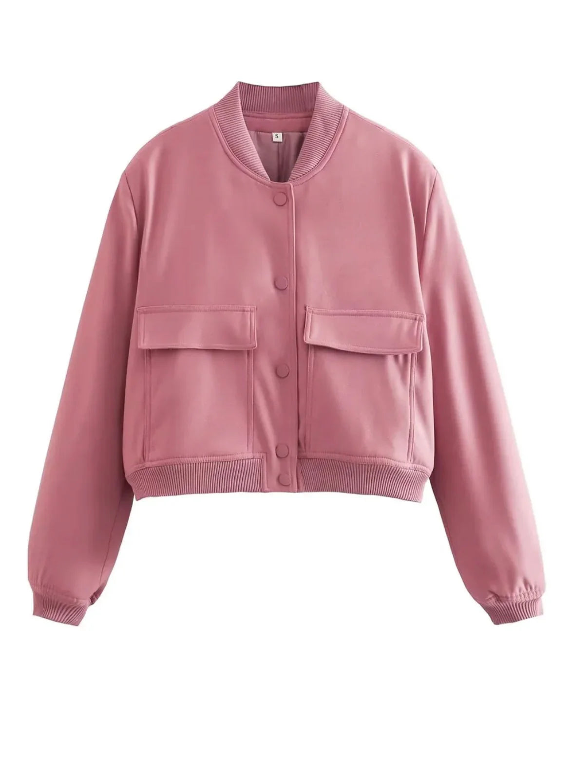 Avery - Stijlvol Cropped Bomberjack voor Vrouwen