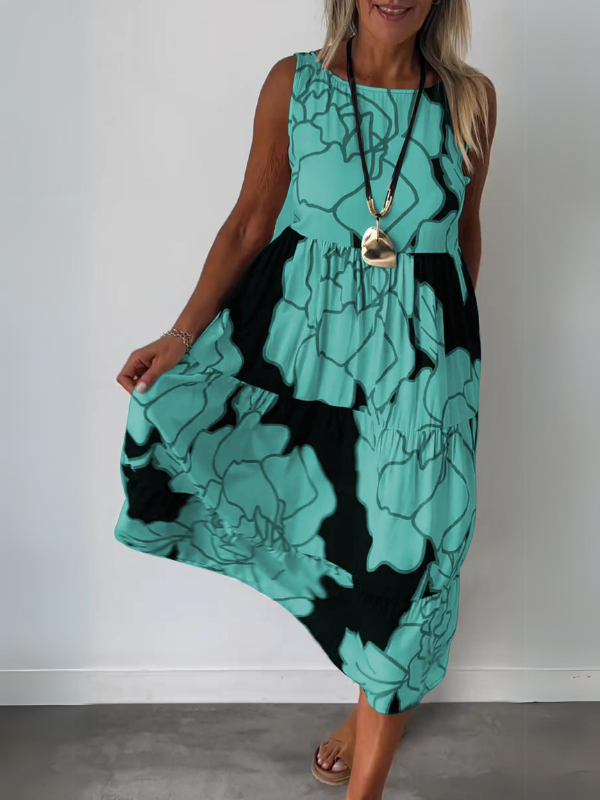 Eveline - Stijlvolle Bloemenprint Jurk