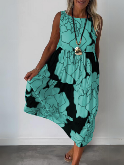 Eveline - Stijlvolle Bloemenprint Jurk