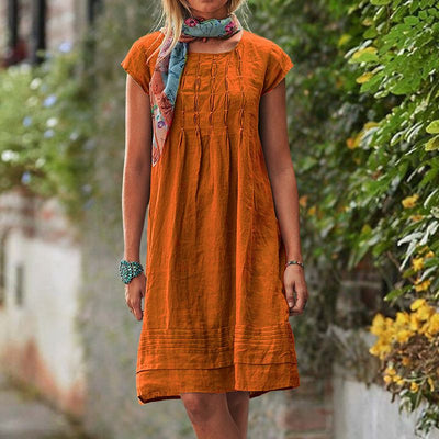 Edith - Jurk met korte mouwen