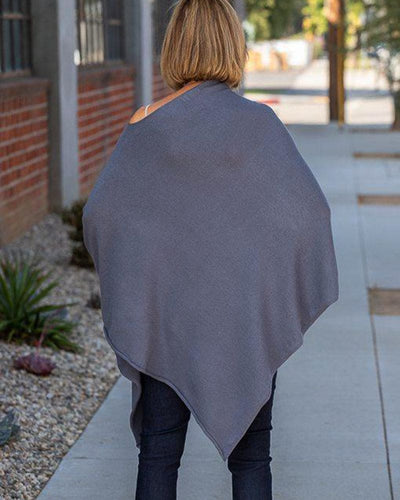 Sophie | Fuchsiakleurig poncho