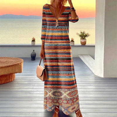 Kaela - Comfy Hlaf mouwen stijlvolle jurk