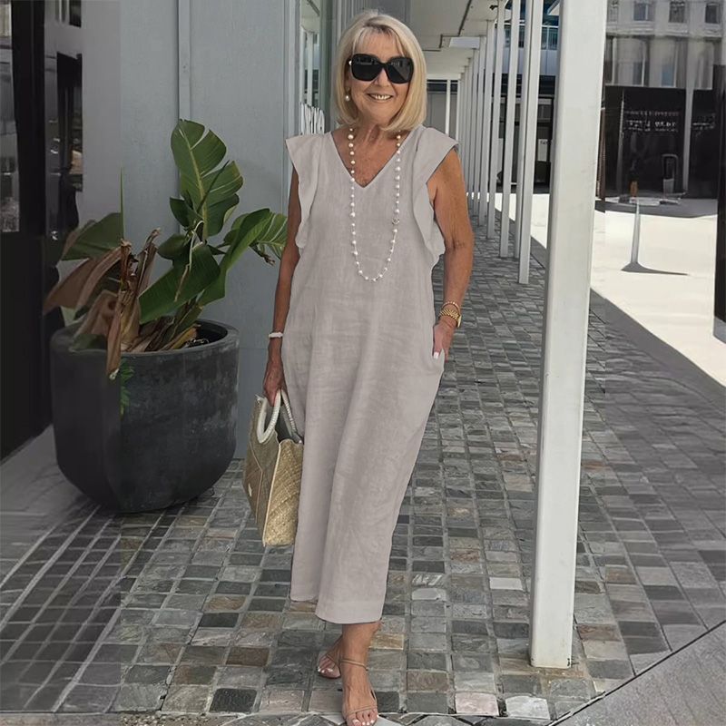 Sandra | Linnen Casual Jurk