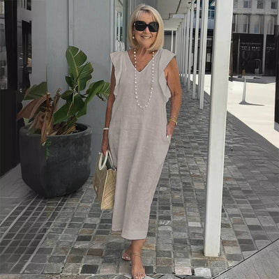 Sandra | Linnen Casual Jurk