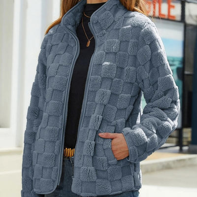 Dide - Super zachte korte trendy fleecejas voor dames