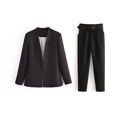 Hills - Blazerset Jas & Broek met Riem