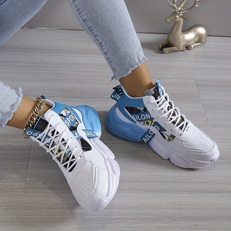 Sophia | Colorblock vrijetijds sneakers voor vrouwen
