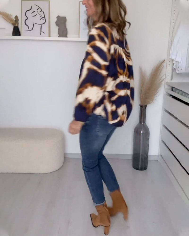 Lola - V-hals ontspannen top