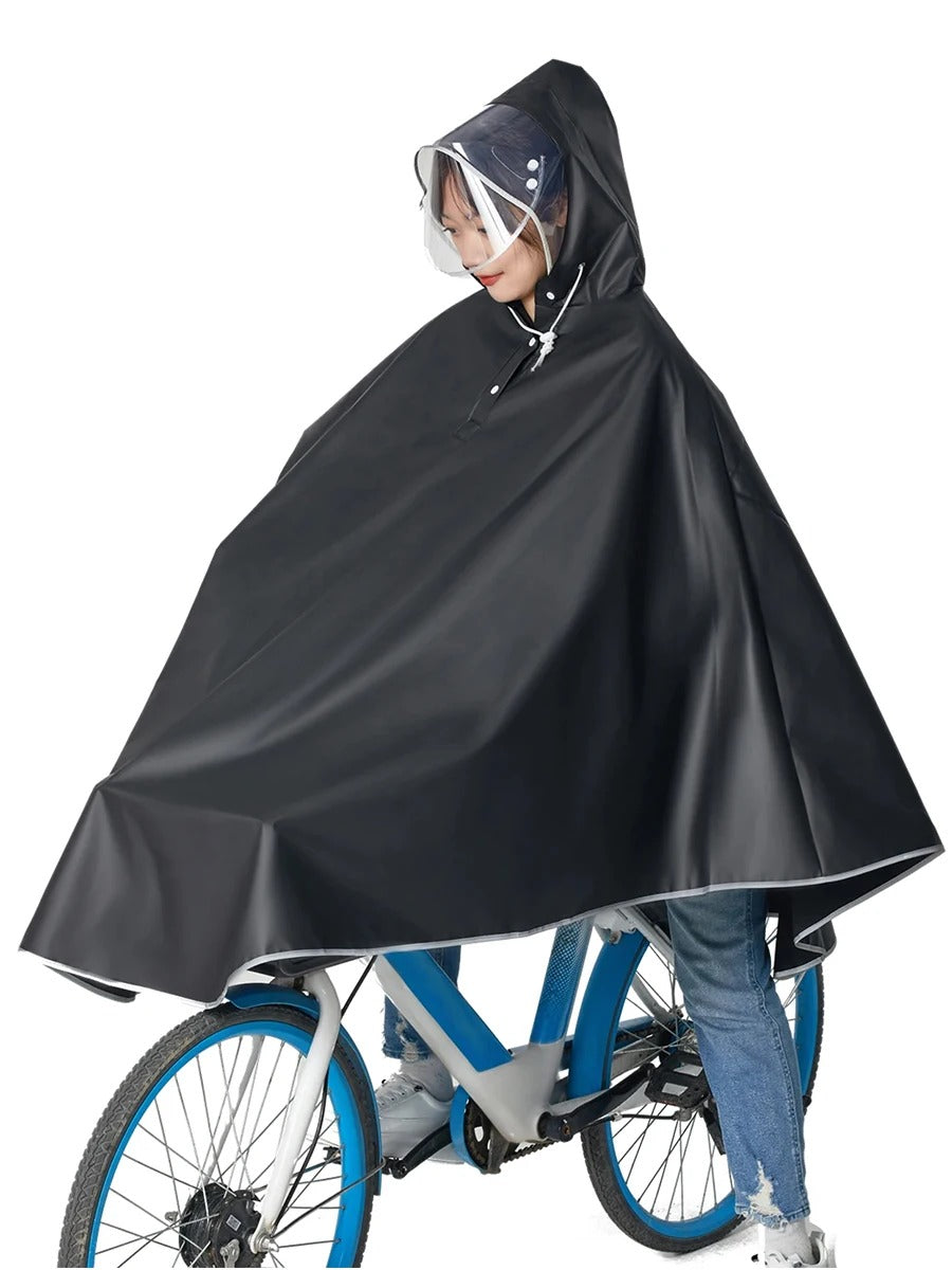 Waterdichte Fietsponcho voor Regenachtige Dagen