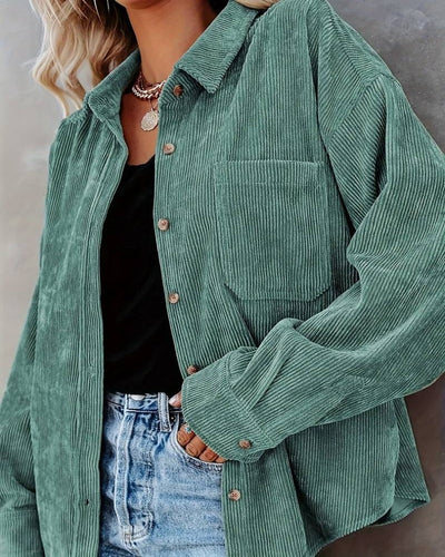 Roxy | Vintage fluwelen overhemd