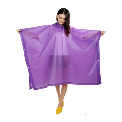 Lichtgewicht Regenponcho met Capuchon
