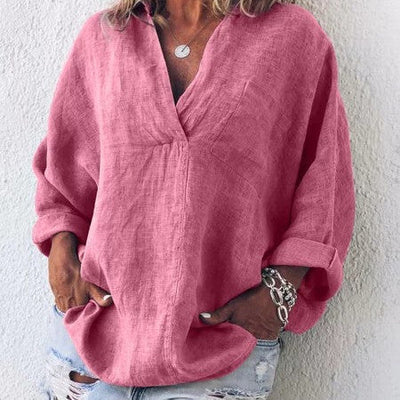 Fleur -  Leuk Trendy overhemd voor dames