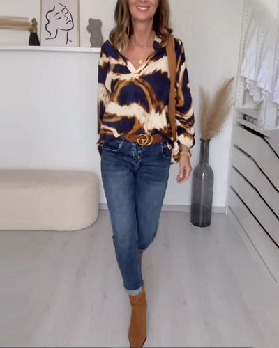 Lola - V-hals ontspannen top