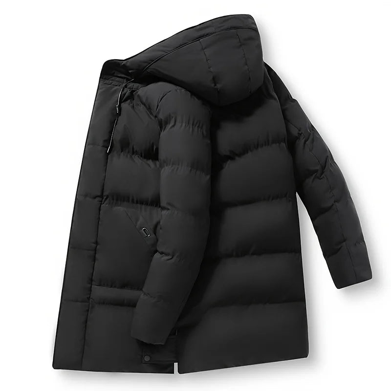 Lange Winterjas voor Moderne Mannen