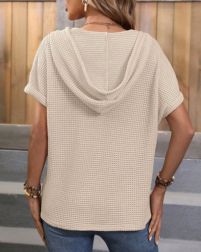 Isabel - Blouse Met Touwtje En Capuchon