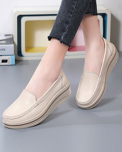 Lieke | Schoenen Met Een Britse Stijl Op Een Platform