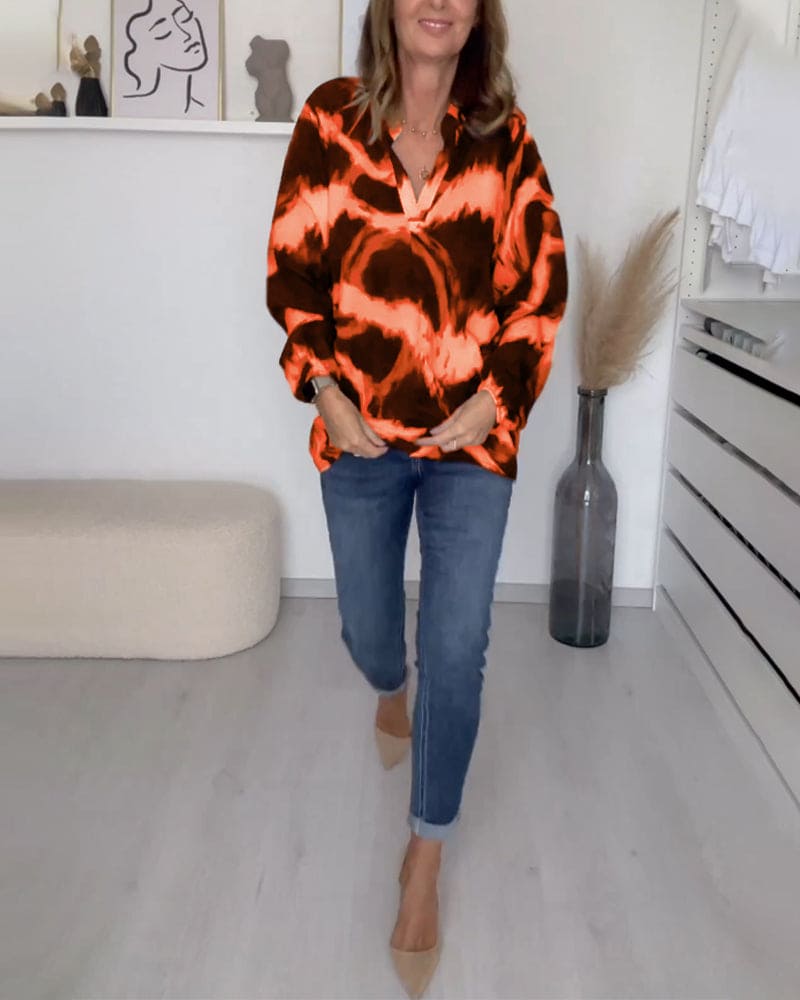 Lola - V-hals ontspannen top