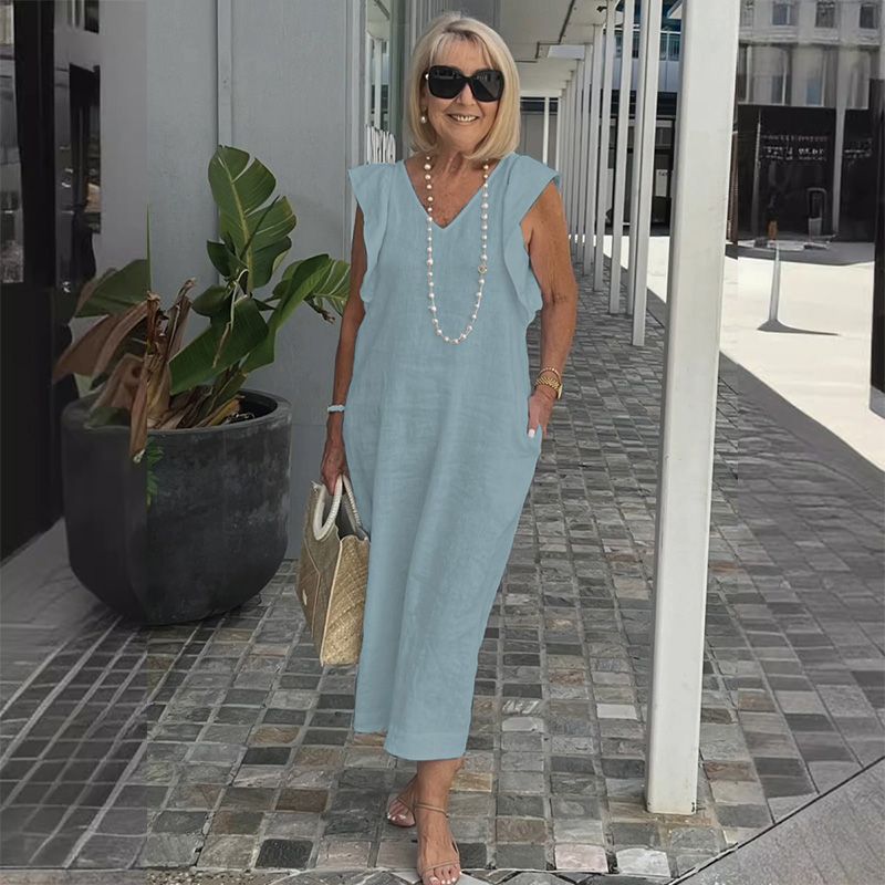 Sandra | Linnen Casual Jurk