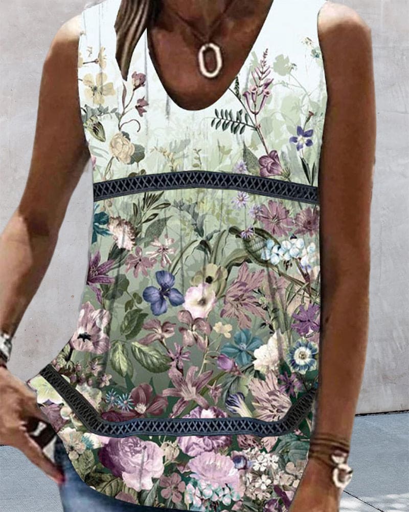 Chloe - Dames Bloemenprint Blouse