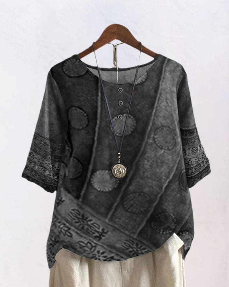 Lara | Casual top met print