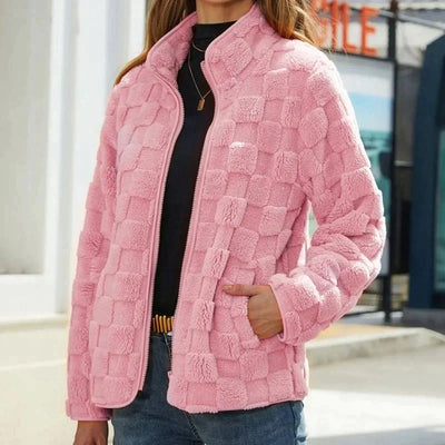 Dide - Super zachte korte trendy fleecejas voor dames