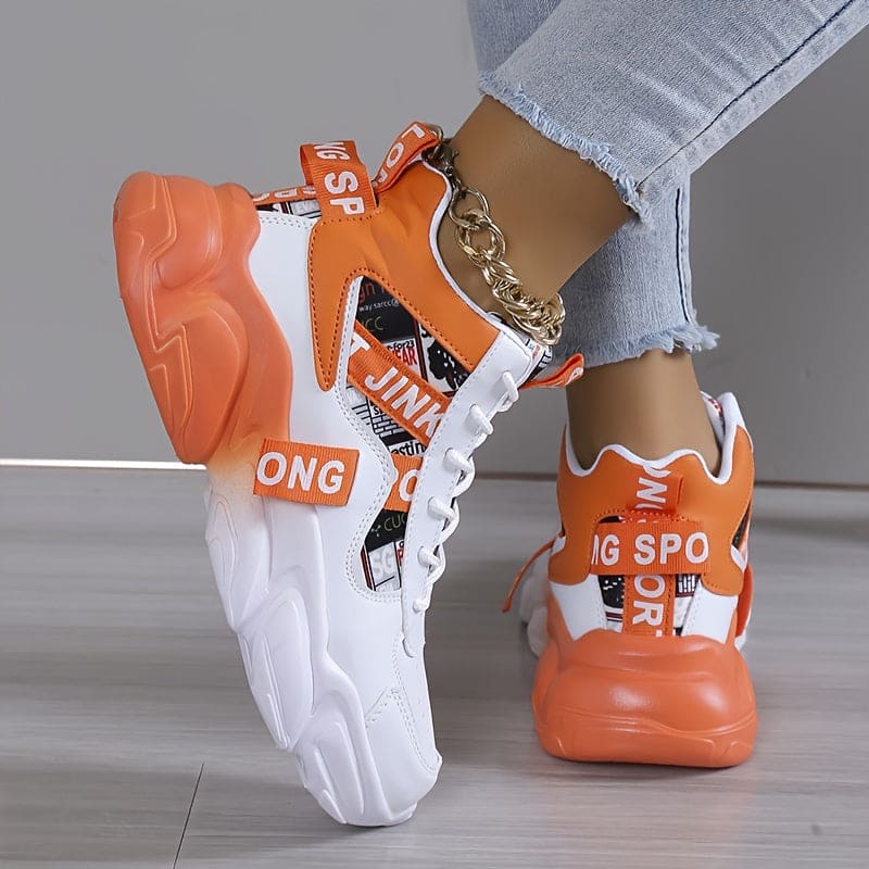 Sophia | Colorblock vrijetijds sneakers voor vrouwen