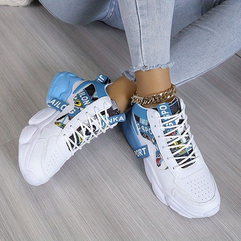 Sophia | Colorblock vrijetijds sneakers voor vrouwen