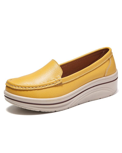 Lieke | Schoenen Met Een Britse Stijl Op Een Platform
