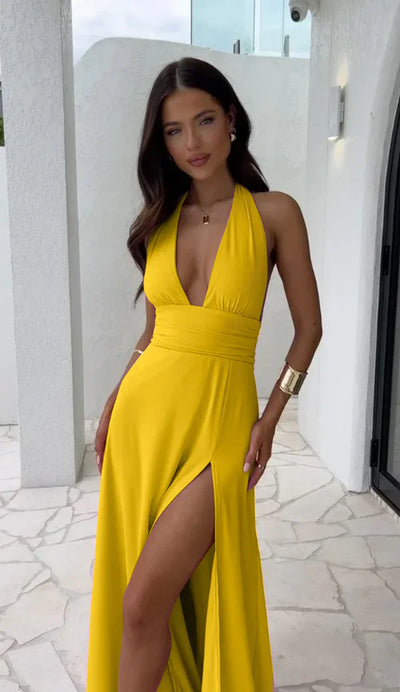 Cindy - Sexy V-hals Jurk
