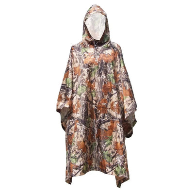 Camouflage regenjas Poncho met lichtgewicht ontwerp